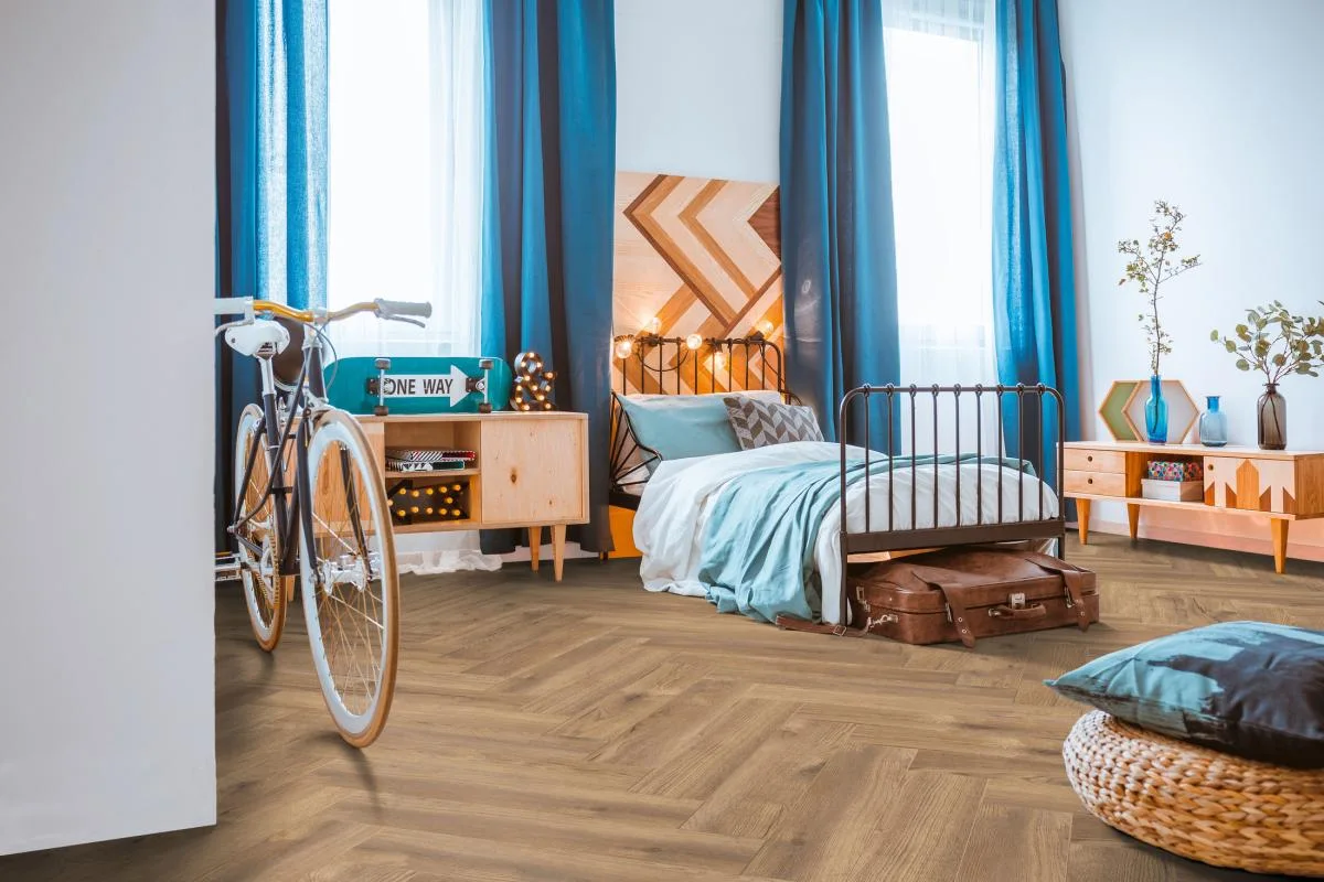 Ламинат Herringbone Тревизо с укладкой английской ёлочкой